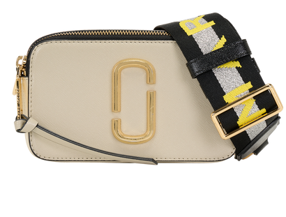 The Snapshot Bag, &pound;145, Handbags, Cream, Leather, Front view